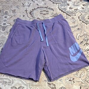 Nike Men's purple and blue Athletic Shorts size large
